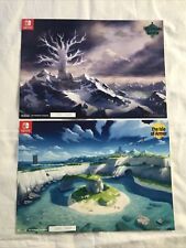 POKÉMON ÉPÉE BOUCLIER NINTENDO SWITCH ÉDITION LIMITÉE 2 LITHOGRAPHIES NUMÉROTÉES