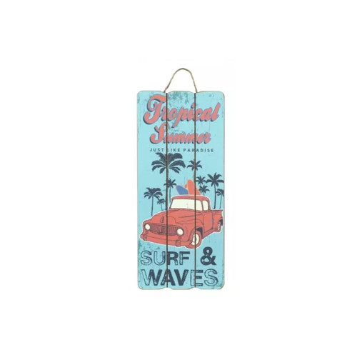 Panneau bois déco surf