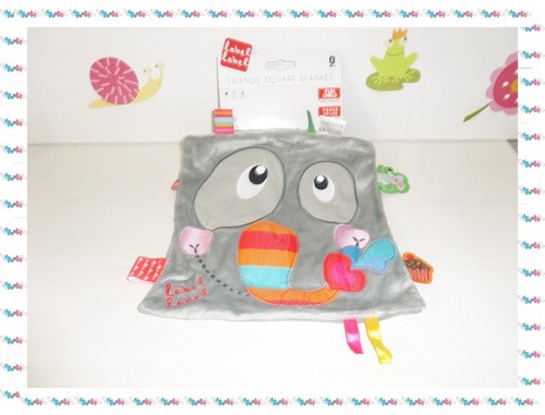 Doudou plat éléphant - ,