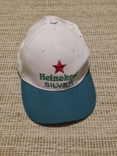 White and Teal Heineken Silver