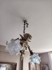 Superbe grand lustre putti - grand,