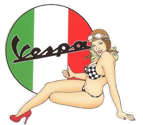 Vespa left pin gauche - vespa,