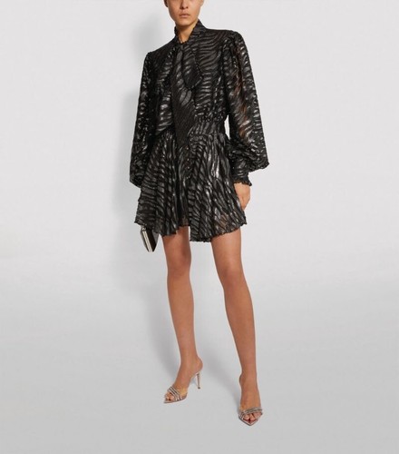 Robe métallisée balmain - robe,