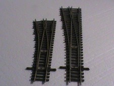 lot 2 aiguillages HO SHINOHARA A GAUCHE/1 LONG 1 COURT SANS MOTEUR/ OCCASION