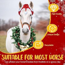 Chapeau de Noël pour cheval