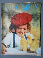 ►CHEZ NOUS N°13/1964 - DANY SAVAL - POUPEE FOLKLORIQUE