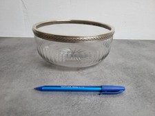 COUPE EN CRISTAL ET ARGENT