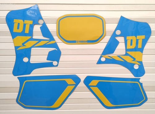 Kit déco autocollants bleu - kit,