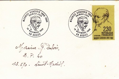 Cachet 1er jour maurice - 1er,