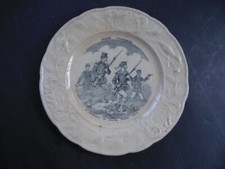ASSIETTE MARINE AVANT 14-18 : INFANTERIE DE MARINE COLONIALE  FUSILIERS MARINS