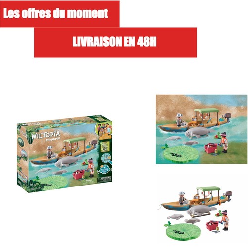 Playmobil 71010 pirogue - pirogue, et