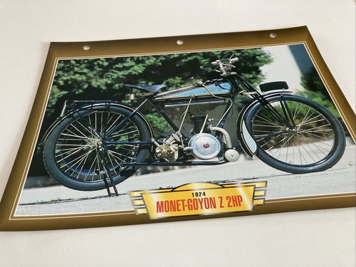 Monet goyon 147cc 1924 - monet, fiche