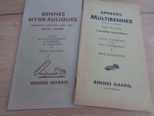 CATALOGUE , PUB , BROCHURE , BENNES HYDRAULIQUES , MARREL SAINT ETIENNE , CAMION