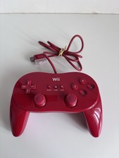 Manette Nintendo Wii Classic Pro Rouge Édition Pack Xenoblade Chronicles - TBE