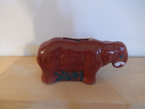 Tirelire barbotine ancienne