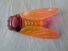 BROCHE VINTAGE INSECTE CIGALE
