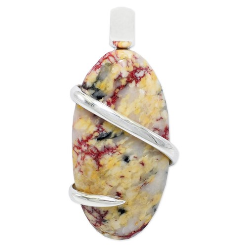 Cinnabar crystal pendant - cinnabar,