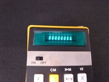 RARE VINTAGE BULGARIA BUREAU CALCULATEUR ÉLECTRONIQUE ELKA 131 FONCTIONNANT