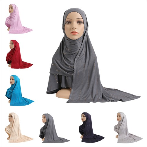 Foulard long jersey muslim - foulard,