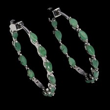 925 Argent Sterling Boucles