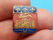 INSIGNE  EMAILLE BROCHE BLASON