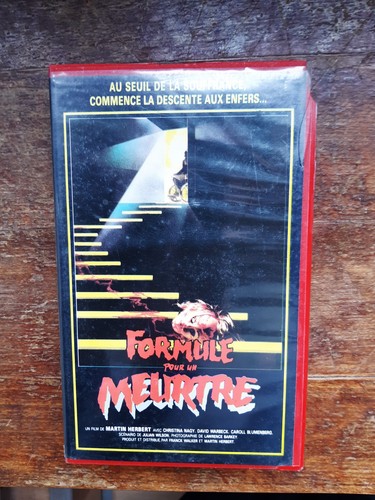 Cassette vhs horreur formule - vhs,