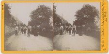 Stéréo amateur 1904. L'Axenstrasse. Vers Flüelen. Visionneuse stéréo. Suisse.