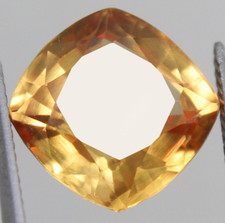 Awesome ! Coussin naturel certifié tanzanite jaune non chauffé de 8,00 ct pie...