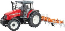 BRITAINS 43335 Massey Ferguson 6290 Tractor With Trailer 2012 - BRITAINS - 43335