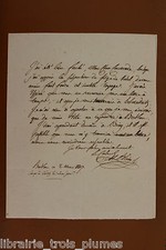 ✒ L.A.S. colonel Ange François BLEIN au commandant MARESCOT campagne de PRUSSE 2