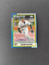 Jacob Wilson – Oakland – RC Auto /199 – Topps Chrome MLB