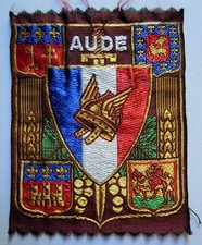 Insigne tissu LFC AUDE 1940 ORIGINAL bévo Légion Française