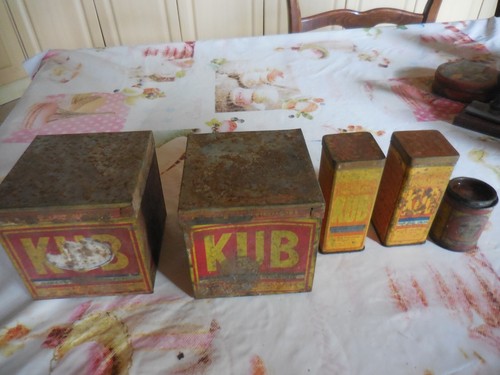 Lot boites bouillon kub la - 5,