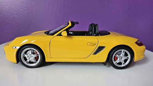 Porsche boxster 987 jaune - porsche, s