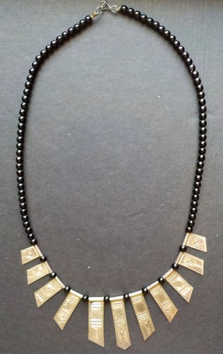Collier touareg argent et - en,