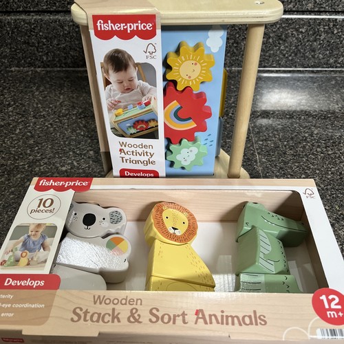 Fisher price wooden lot - fisher,