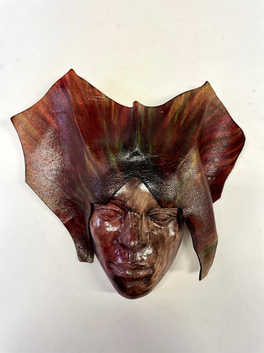 Masque décoratif cuir et - masque,