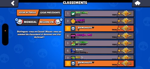Compte brawl star - brawl,
