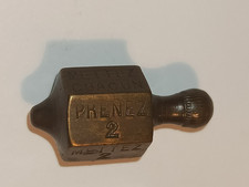 rare  ancien  Toupie en bronze