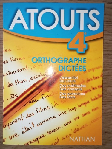 Livre scolaire atouts - scolaire,