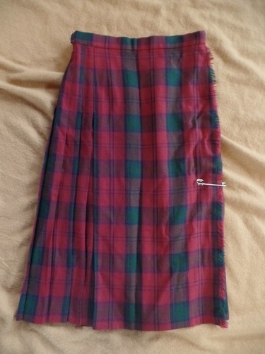 Vintage pure wool plaid - n,