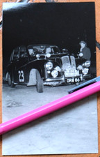 ?Auto Photo presse Originale 1954 DAIMLER CONQUEST RALLYE MONTE CARLO Pressfoto