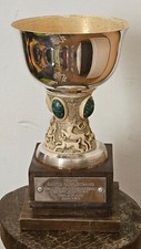 1973 Trophée argenté TIR PIGEON chasse pierres Guipuzcoano San Sebastian Mendez