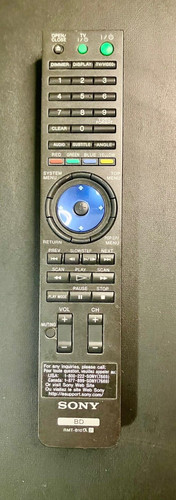 Sony rmt b101a remote control - rmt-b101a,