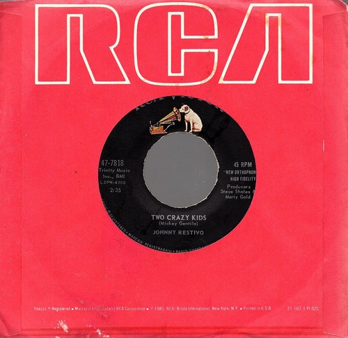 Johnny restivo single rca - ,