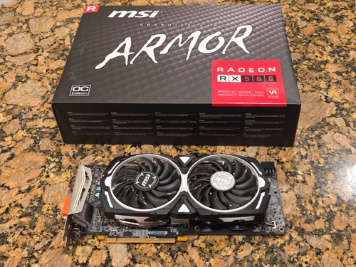 Msi radeon 580 armor 8gb - rx,