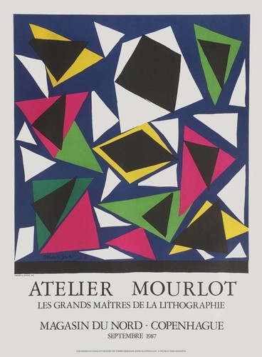 Henri matisse affiche expo - affiche,