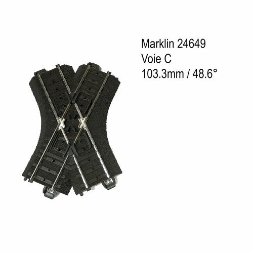 Rail croisement 103 3mm 6 - croisement, 48.6