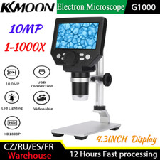 Microscope électronique numérique  4.3 pouces, grand écran LCD, 10mp X1000
