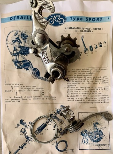 Dérailleur arrière cyclo - arrière,